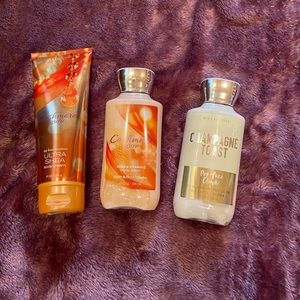 Bath and body works lotions